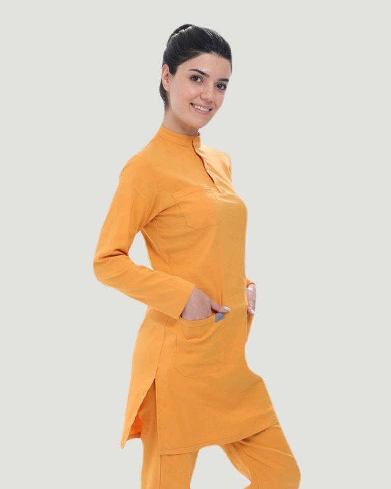 TEK ÜST U- FLEX LİKRALI TESETTÜR   XL - Koyu Hardal