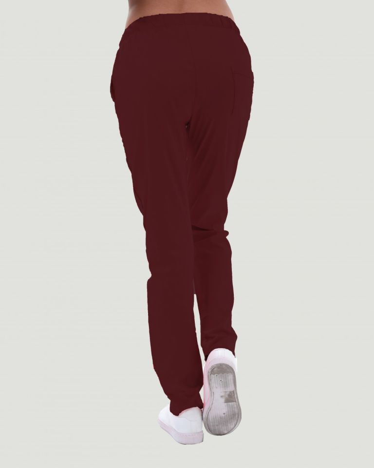LİKRALI U-FLEX KADIN PANTOLON XL - Bordo