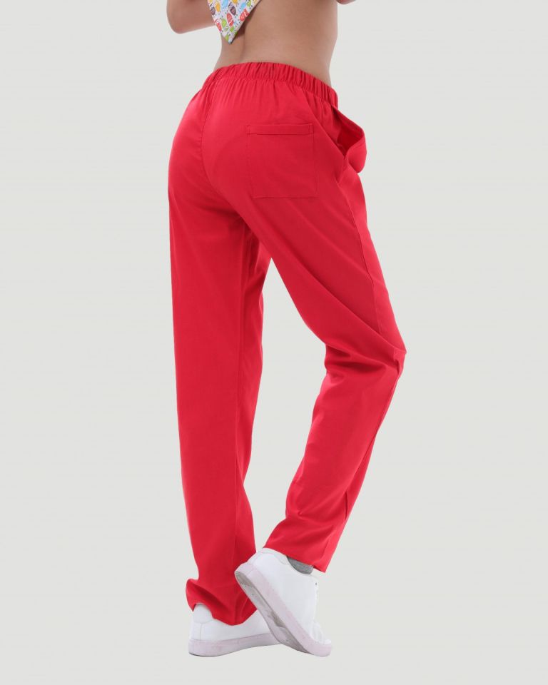 LİKRALI U-FLEX KADIN PANTOLON Kırmızı - XL