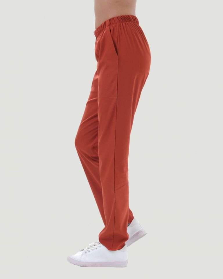 LİKRALI U-FLEX KADIN PANTOLON XXL - Yanık Turuncu
