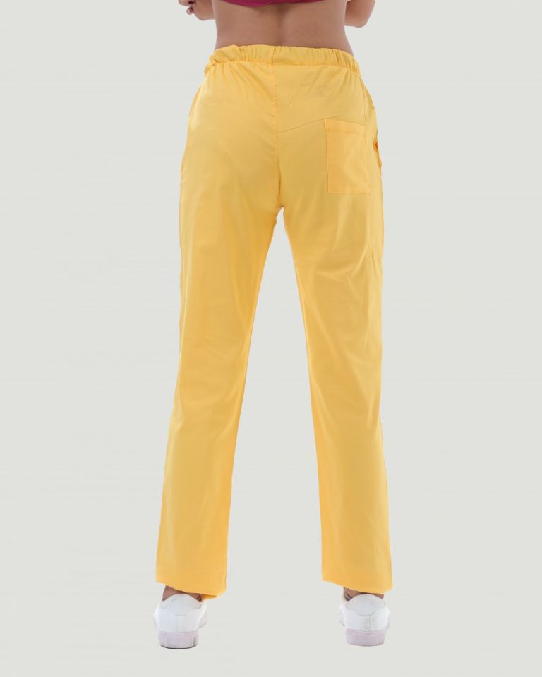 LİKRALI U-FLEX KADIN PANTOLON XXL - Sarı