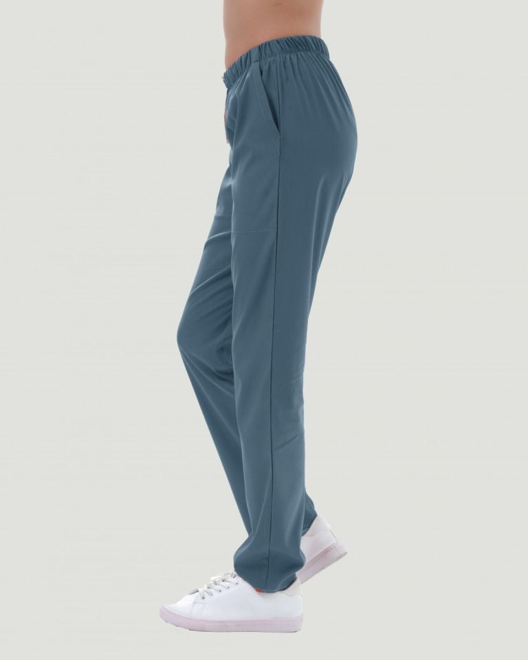 LİKRALI U-FLEX KADIN PANTOLON L - Duman Mavi
