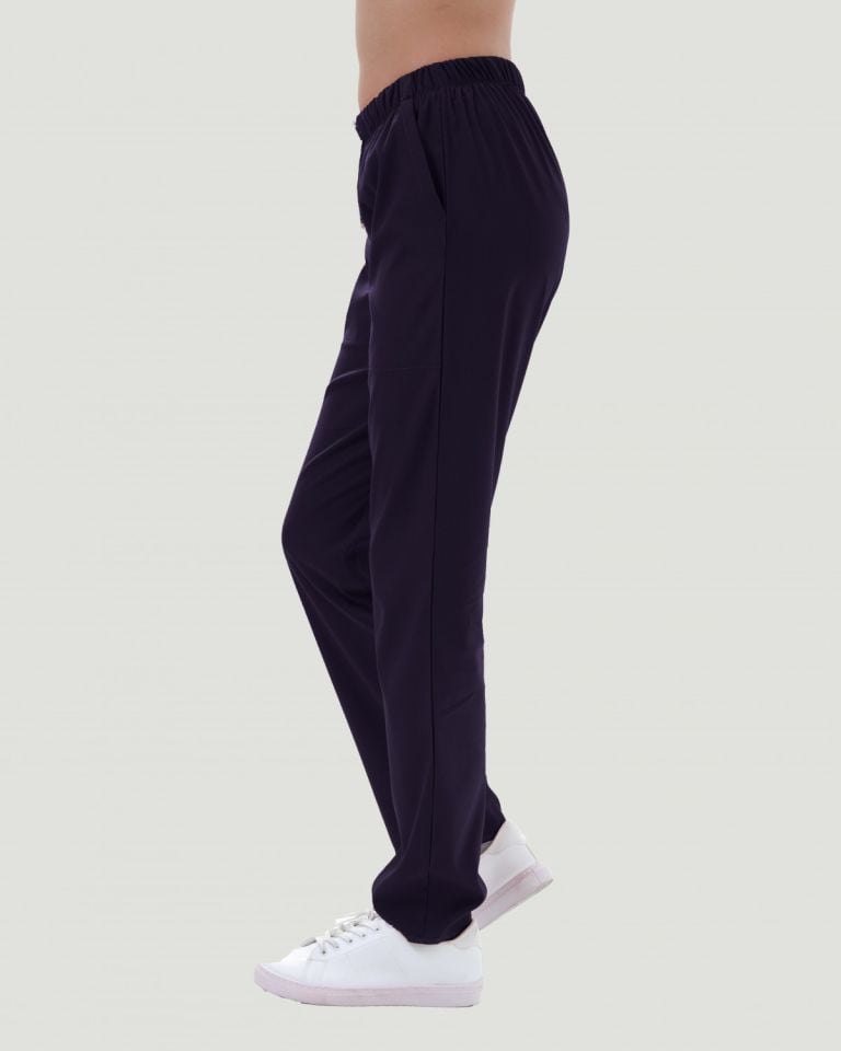 TERİKOTON KADIN  PANTOLON (İNCE KUMAŞ ) Mor - XXL