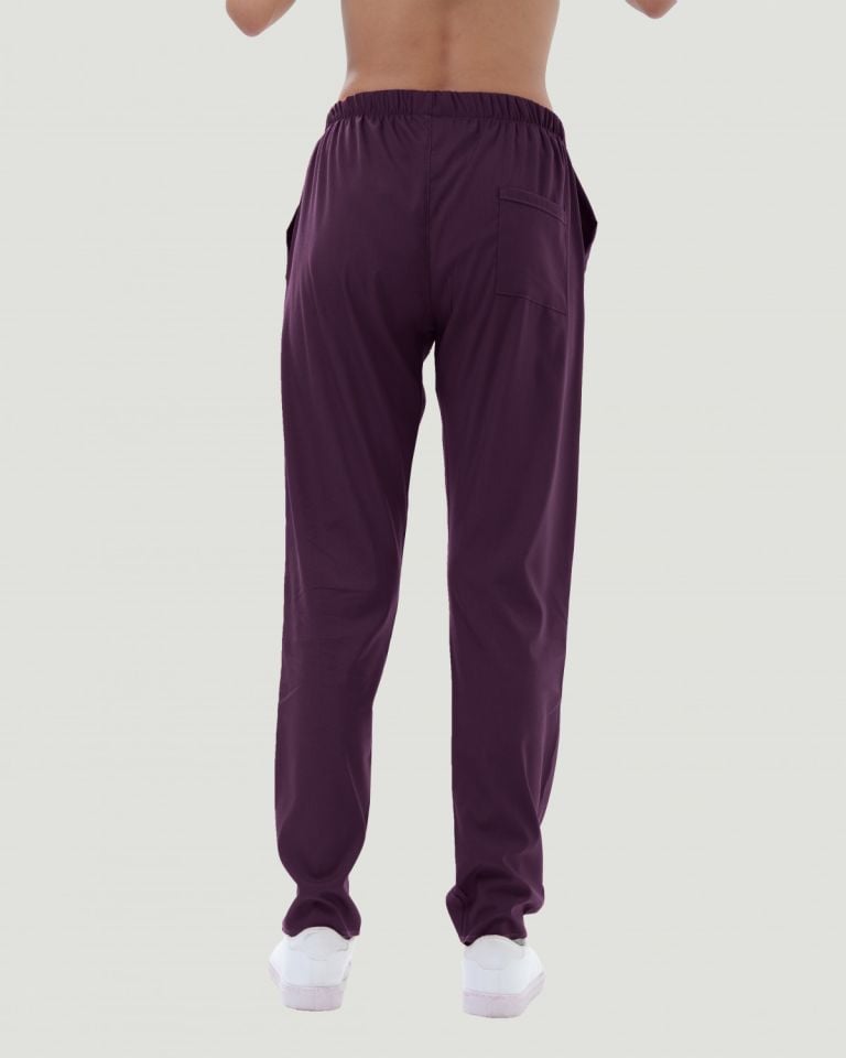 TERİKOTON KADIN  PANTOLON (İNCE KUMAŞ ) Mürdüm - XXL