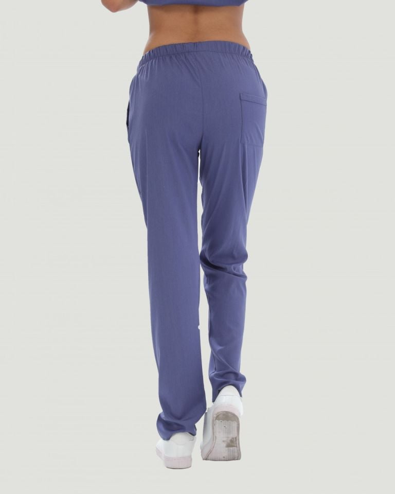 TERİKOTON KADIN  PANTOLON (İNCE KUMAŞ ) XXL - Havacı Mavi