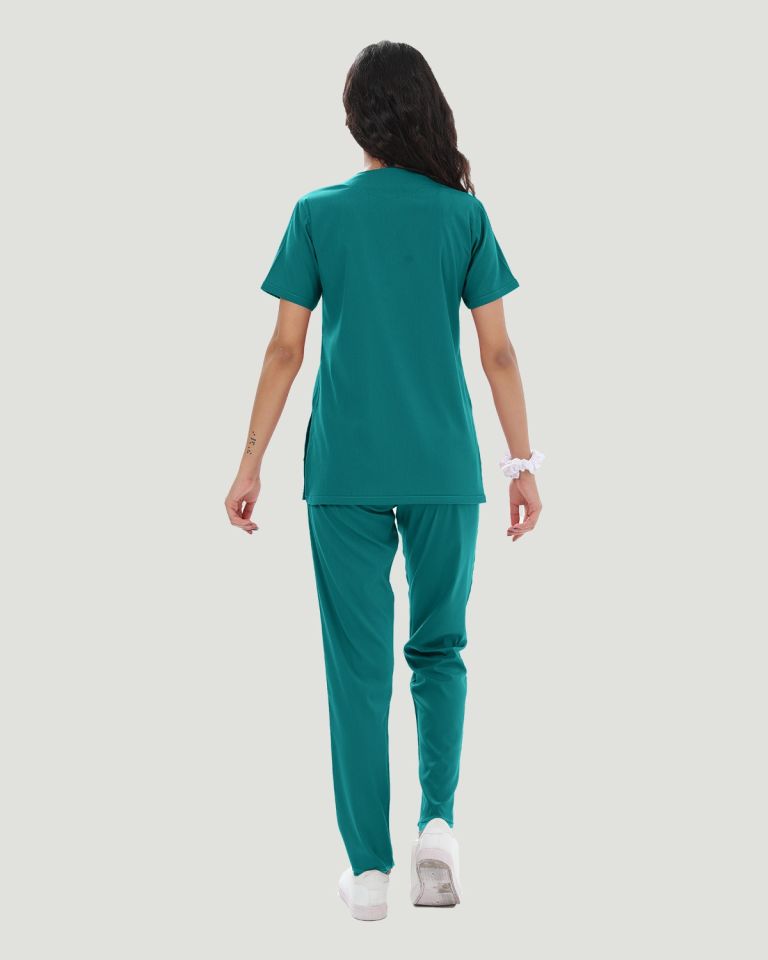 U-FLEX LİKRALI KADIN CERRAHİ TAKIM M - Benetton Yeşil