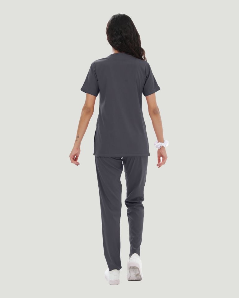 CORE FLEX  LİKRALI KADIN CERRAHİ TAKIM XXL - Füme