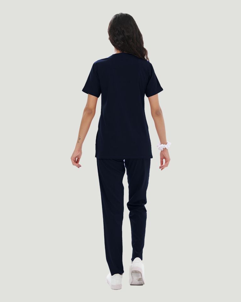 CORE FLEX  LİKRALI KADIN CERRAHİ TAKIM M - Lacivert