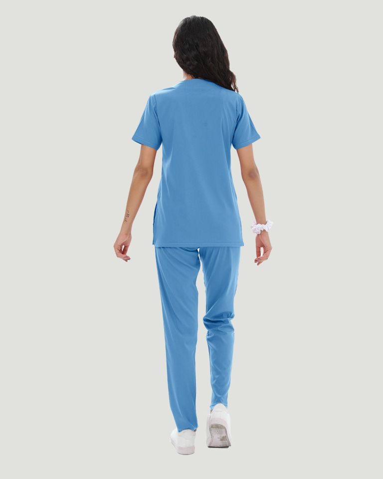 CORE FLEX  LİKRALI KADIN CERRAHİ TAKIM XXL - Parlament Mavi
