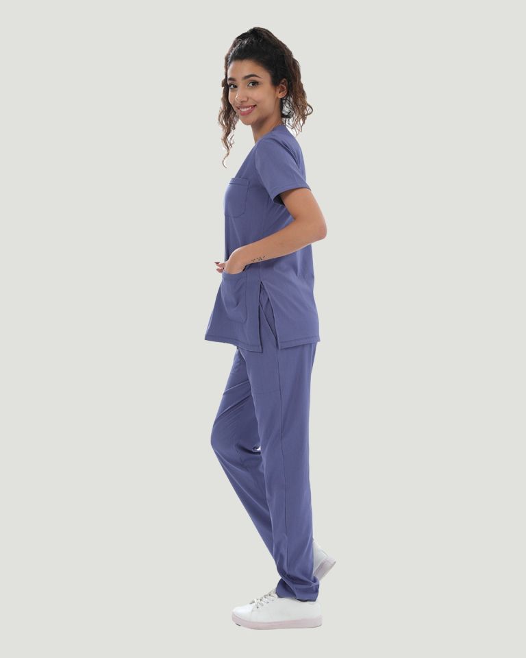 CORE FLEX  LİKRALI KADIN CERRAHİ TAKIM XXL - Havacı Mavi