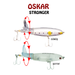 Oskar Stronger Silikon Kuyruk Maket Balık 11cm