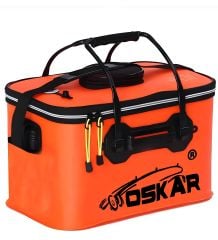 Oskar Eva Katlanır Kova 15 LT 35 CM TURUNCU