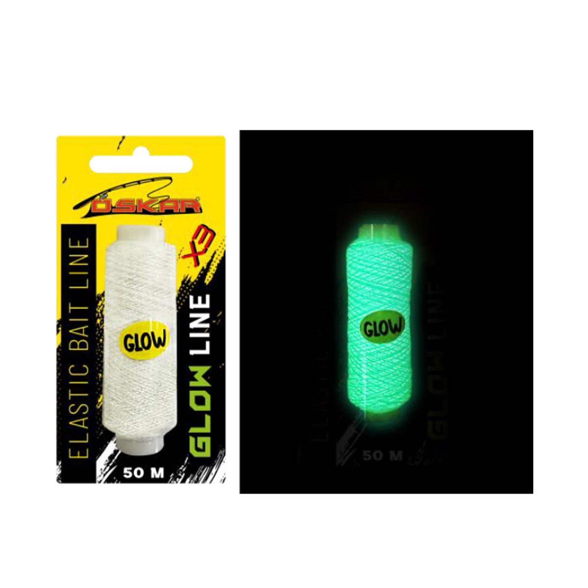 Oskar Yem İpi Fosforlu 50mt