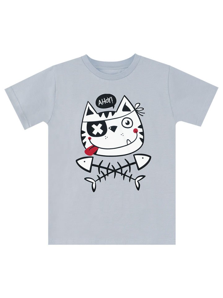 Ahoy Kedi Erkek Çocuk T-shirt Şort Takım