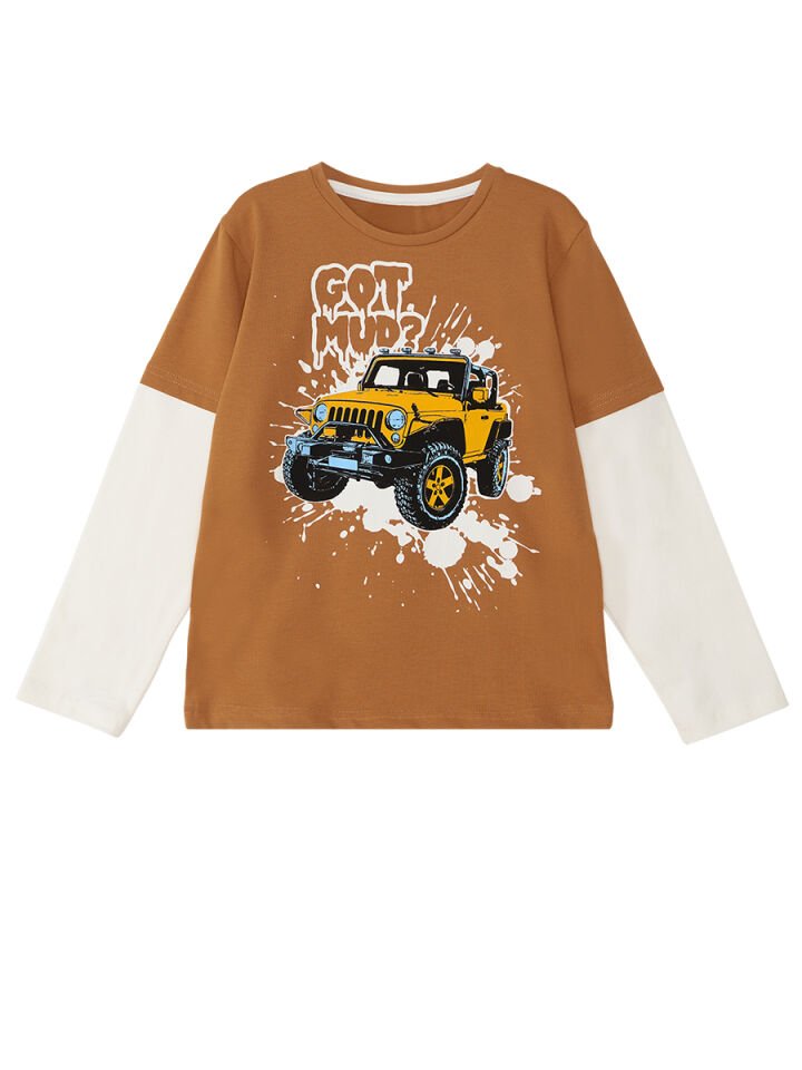 Jeep Erkek Çocuk T-shirt Gabardin Pantolon Takım