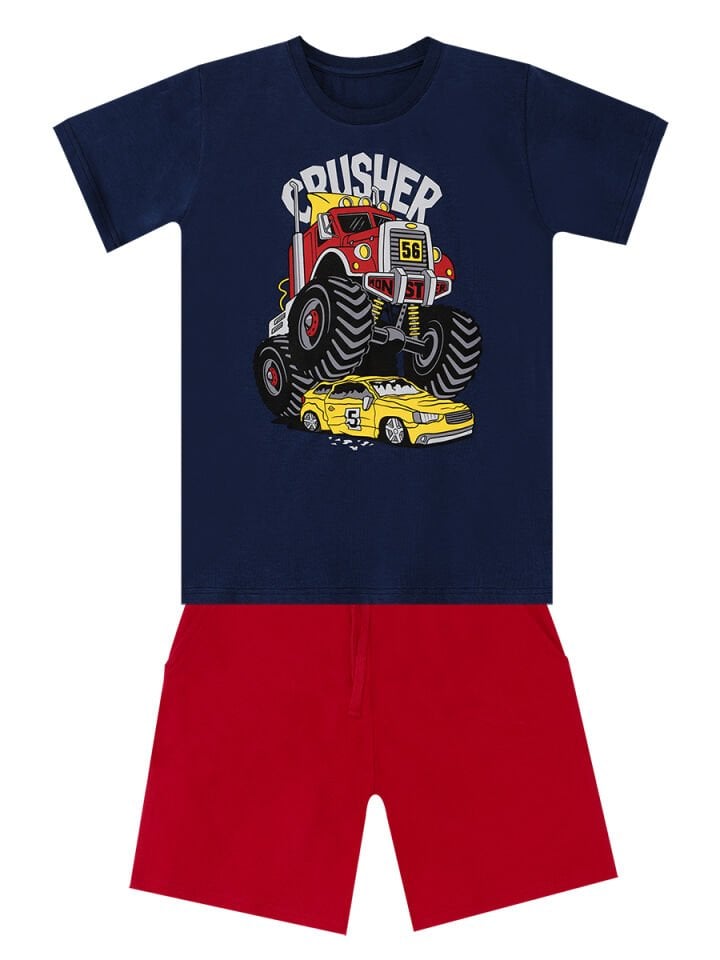 Crusher Erkek Çocuk T-shirt Şort Takım