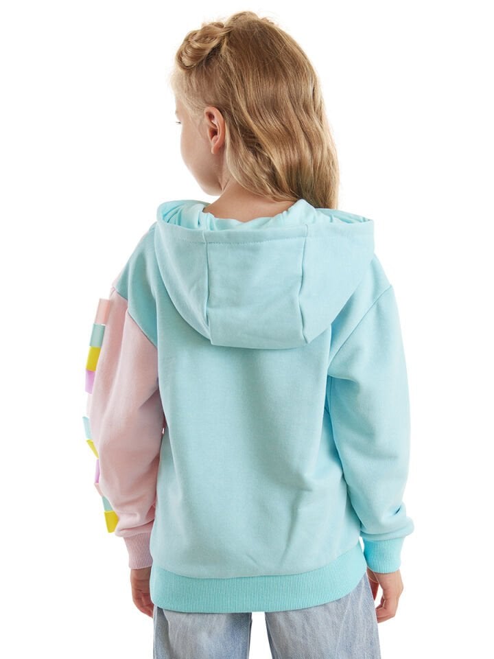 Unicorn Tavşan Kız Çocuk Sweatshirt 6 Y - Pembe, Mavi