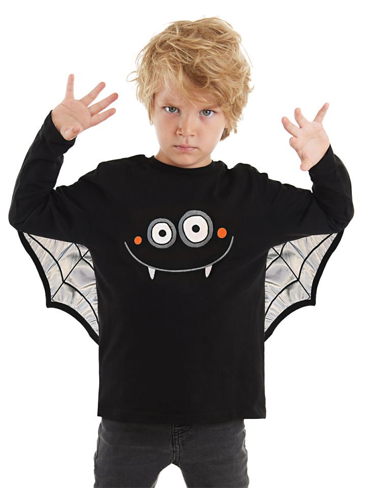 Halloween Erkek Çocuk Siyah T-shirt 6-7 Y - Siyah