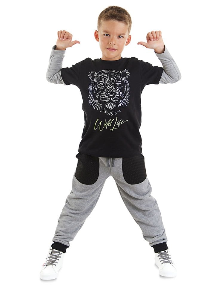 Wild Life Erkek Çocuk T-shirt Pantolon Takım