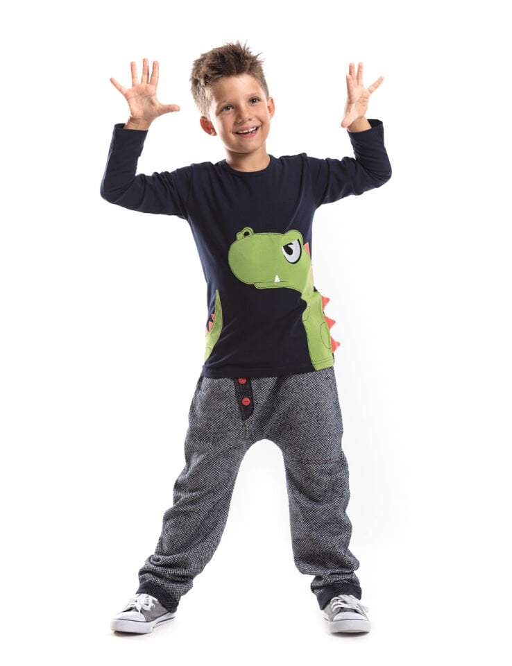 Dino Moe Erkek Çocuk T-shirt Pantolon Takım