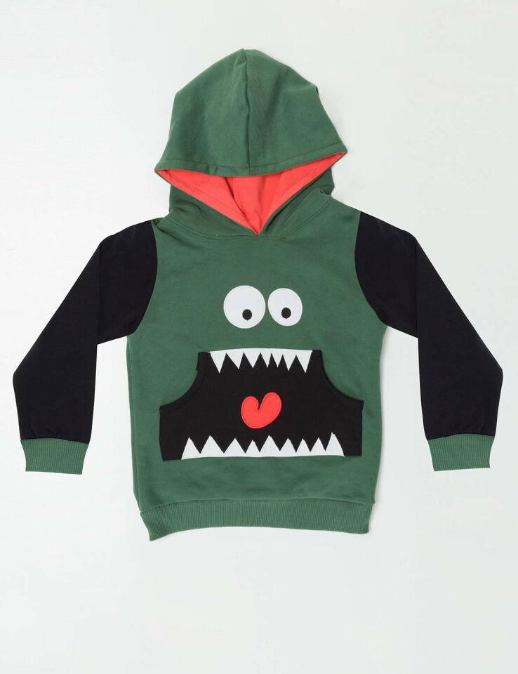 Obur Kapişonlu Erkek Çocuk Sweatshirt