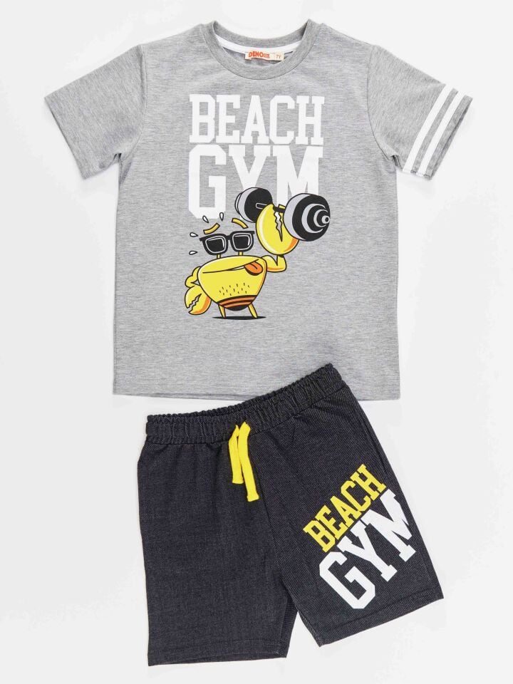 Beach Gym Erkek Çocuk T-shirt Şort Takım