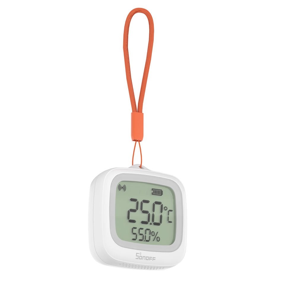 SNZB-02WD ZigBee IP65 LCD Ekranlı Akıllı Sıcaklık ve Nem Sensörü (YAKINDA)