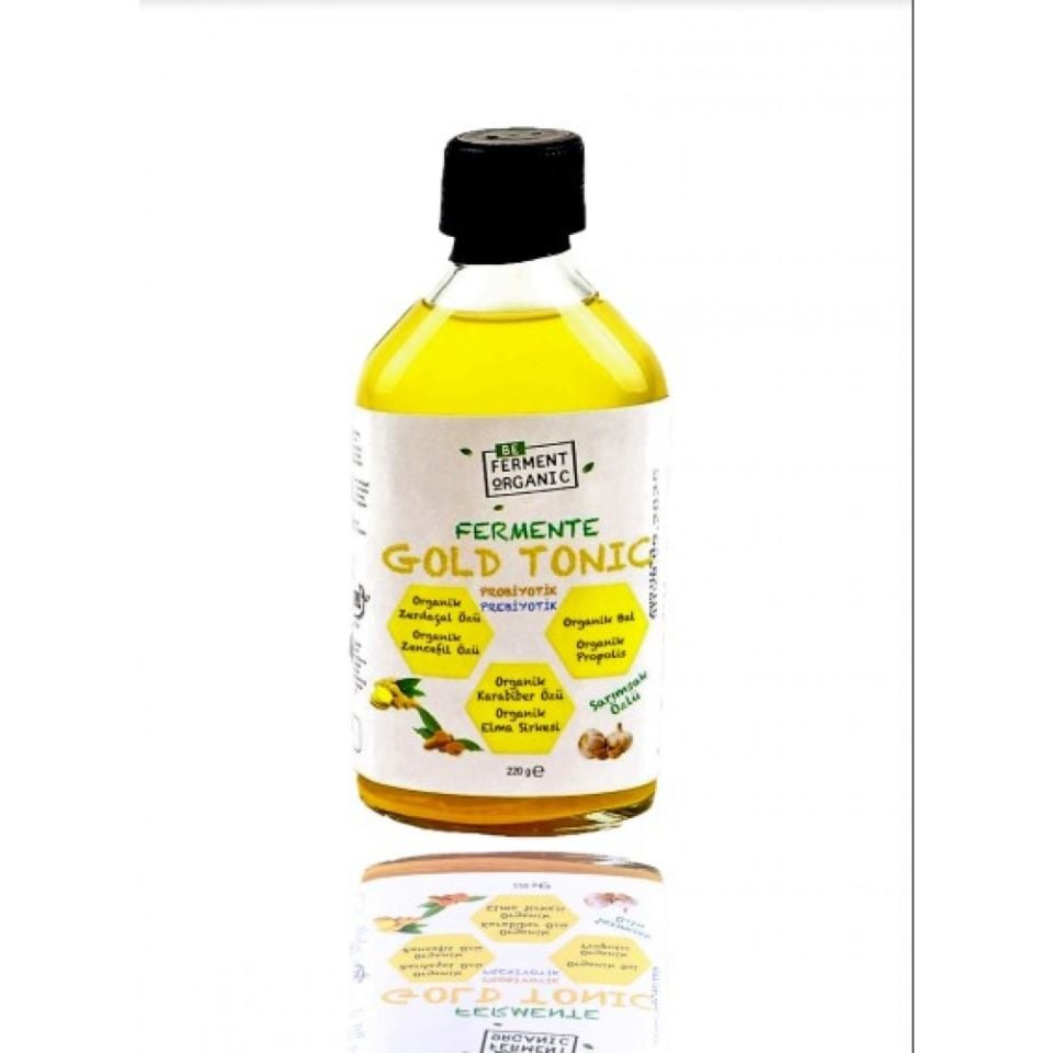 Beferment Organic Curcumin Ginger Gold Tonic Sarımsaklı 220 CC / CAM