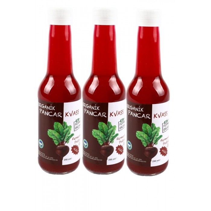 Organik Pancar Kvass Acılı 250 ML