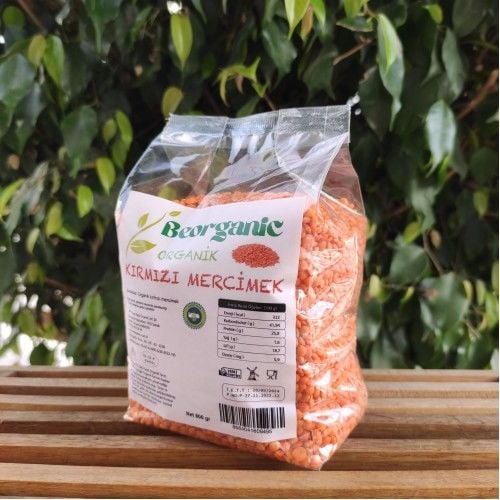 Beferment Organic Kırmızı Mercimek 800 Gr