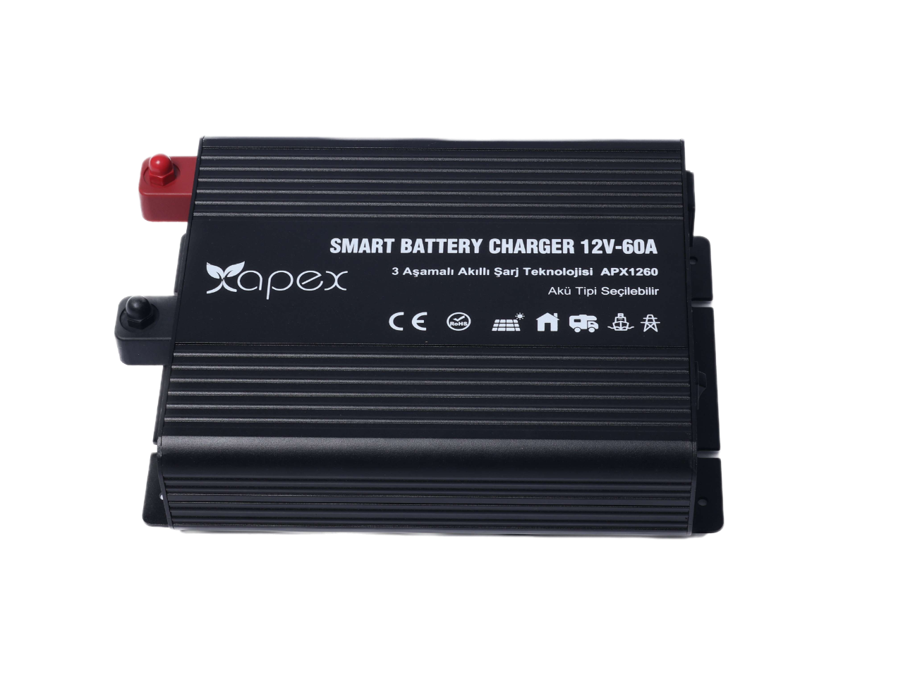 Apex 12V 60A Smart AC-DC Akü Şarj Cihazı