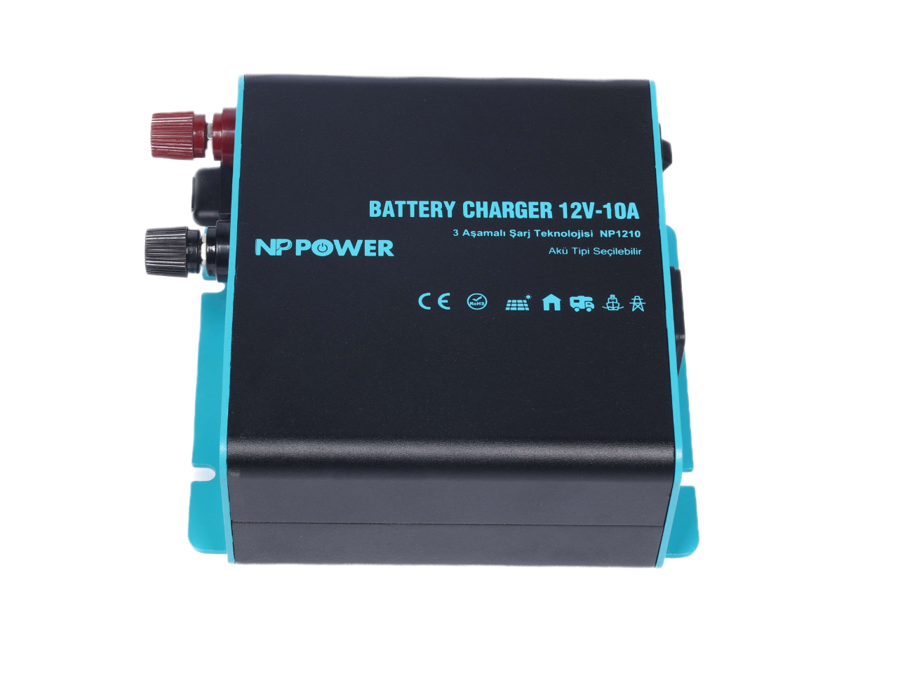 NP Power 12V 10A Akü Şarj Cihazı