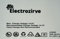 Electrozirve 12.8V 300Ah Lityum Akü (LifePO4)