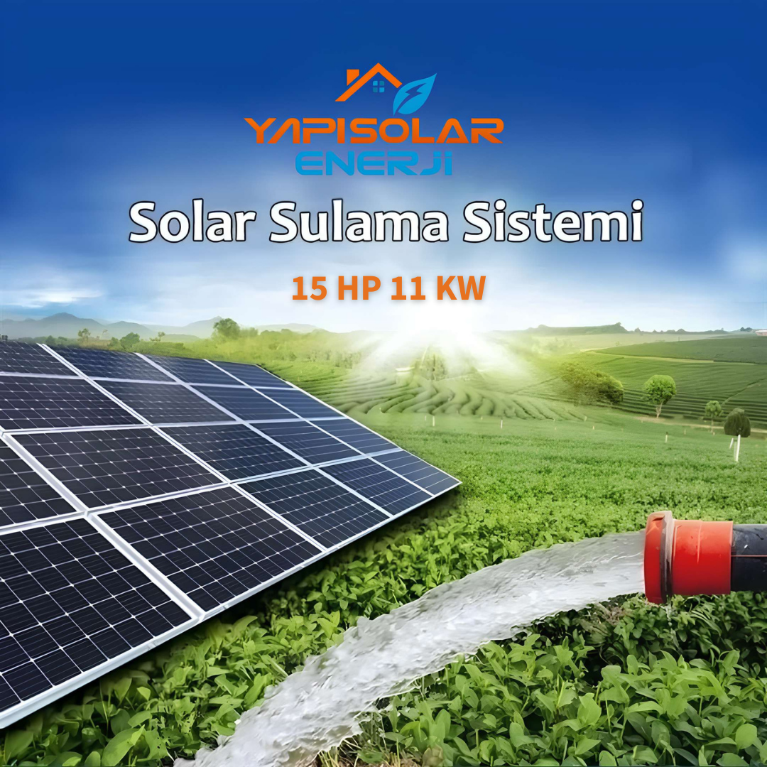 Yapı Solar 15 HP 11 KW Tarımsal Sulama Sistemi Paketi