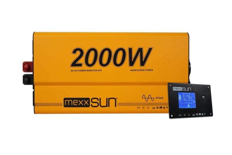 Mexxsun Tam Sinüs UPS (Remote Ekran) 12V 2000W