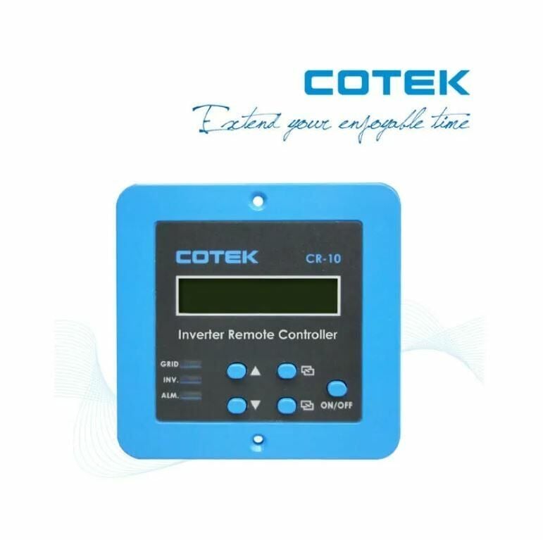 Cotek DC-AC SK Serileri için uzaktan kumanda ve gösterge CR-6