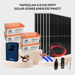 Yapısolar 5.6 Kw Mppt Solar Güneş Enerjisi Paketi