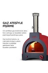 Hybrid 66 Gazlı Ve Odun Ateşli Taş Fırın - Pizza, Pide, Lahmacun, Ekmek, Güveç Taşfırını