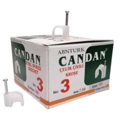 CANDAN ÇİVİLİ KROŞE NO-3  7.5MM