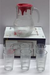 ROMA CITY GLASS  SET SÜRAHİ 7 PRC