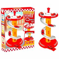 ÖZKA TOYS JRK İTFAİYE 3 ARAÇLI DÖNEN GARAJ SETİ