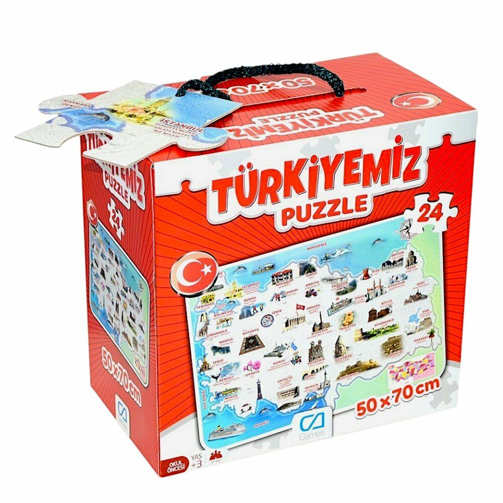 TÜRKİYEMİZ YER PUZZLE 24 PARÇA CA5079