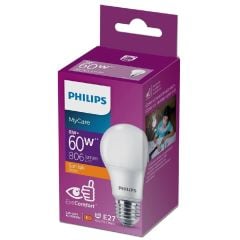 PHILIPS 806 LUMEN LED AMPUL 8W=60W SARI E27