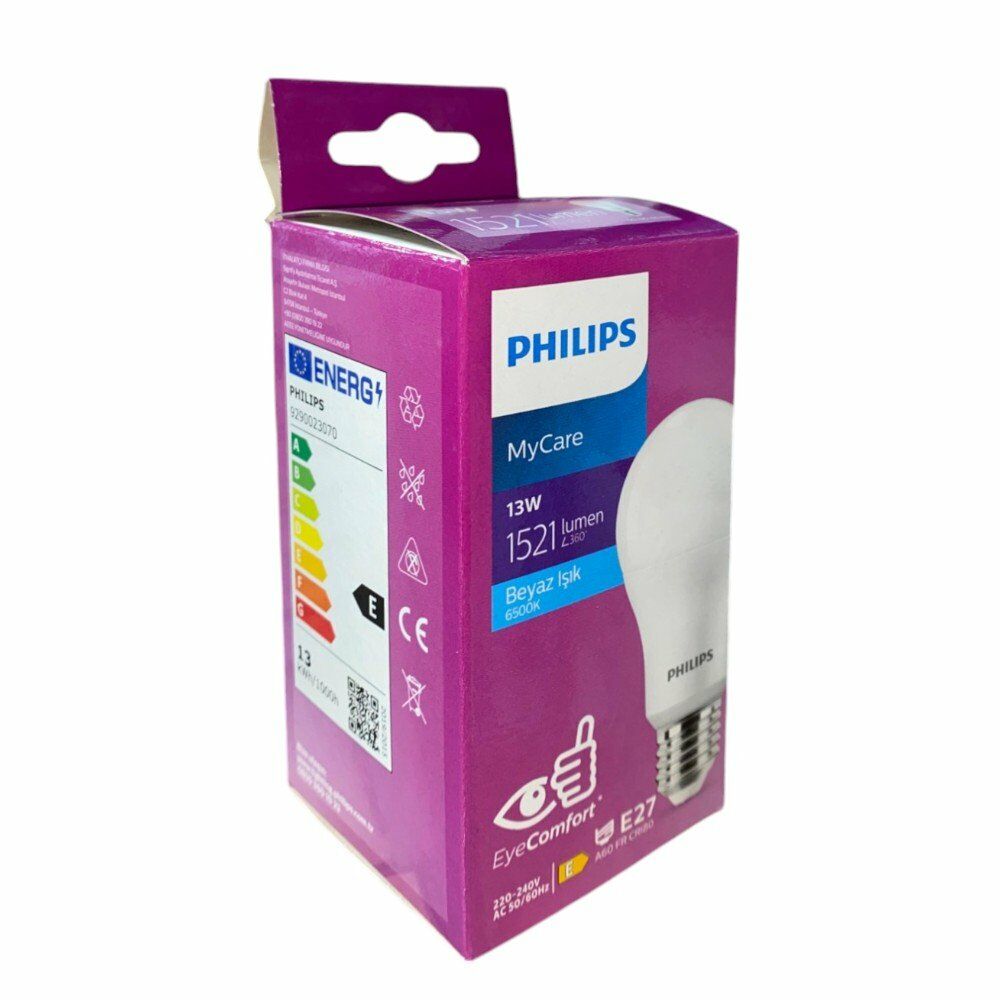 PHILIPS ESSENTİAL BEYAZ AMPUL 13 W 1521  LUMEN