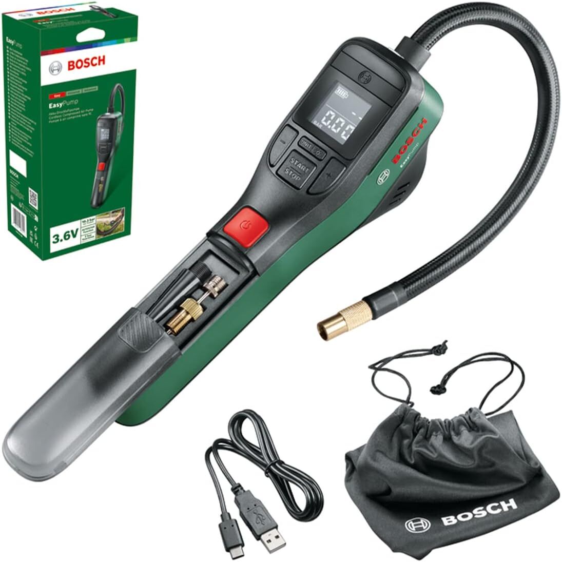 Bosch EasyPump Akülü Hava Kompresörü - 0603947000