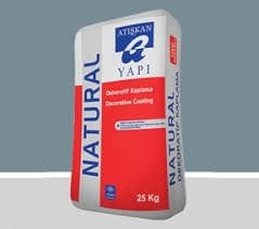 Atışkan NATURAL Mineral/Tane Desenli Dekoratif Sıva D15 (1,5 mm), (2,0mm)