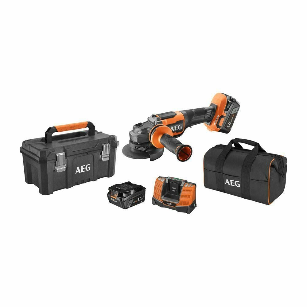 AEG BEWS18-115BLPX2-502TB Akülü Taşlama Makinesi (4935492109)