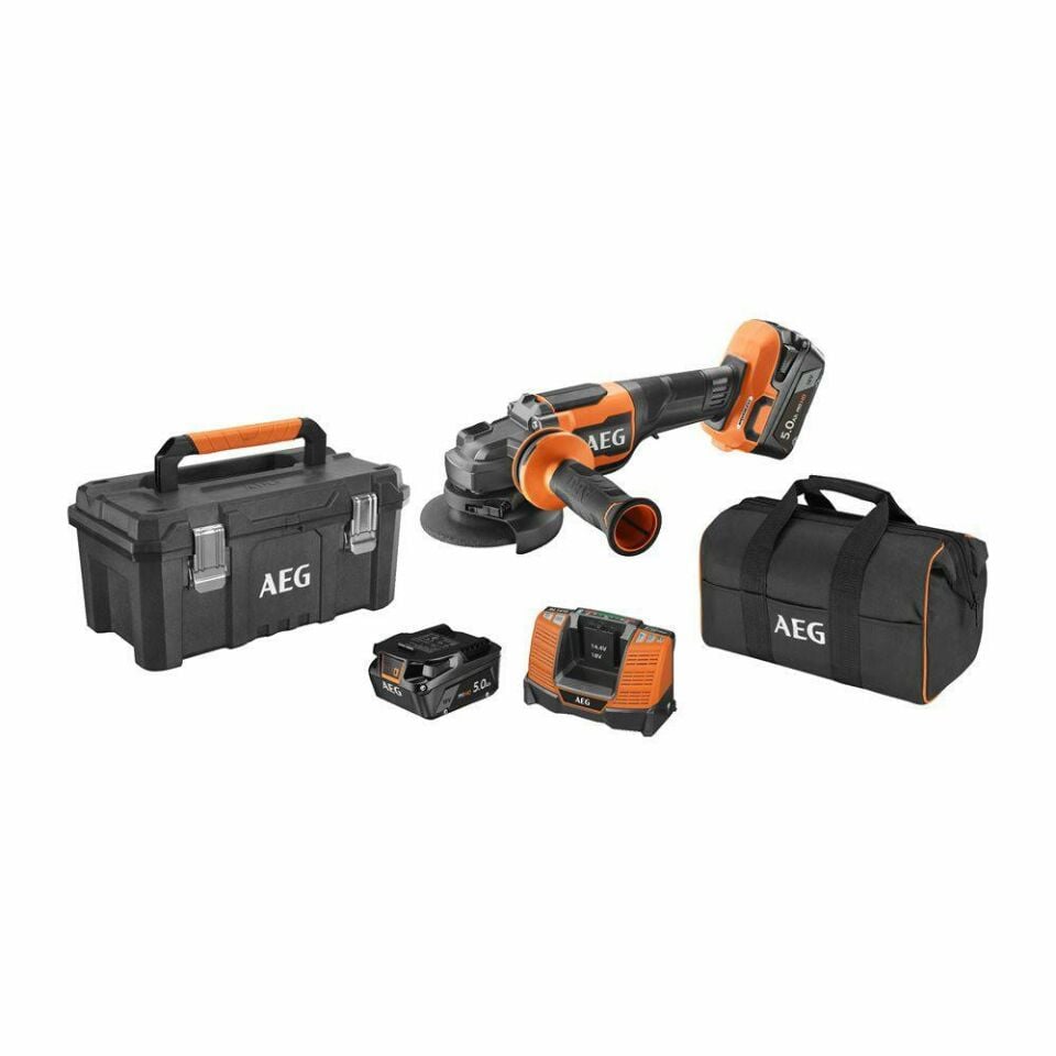 AEG BEWS18-115BLPX2-502TB Akülü Taşlama Makinesi (4935492109)