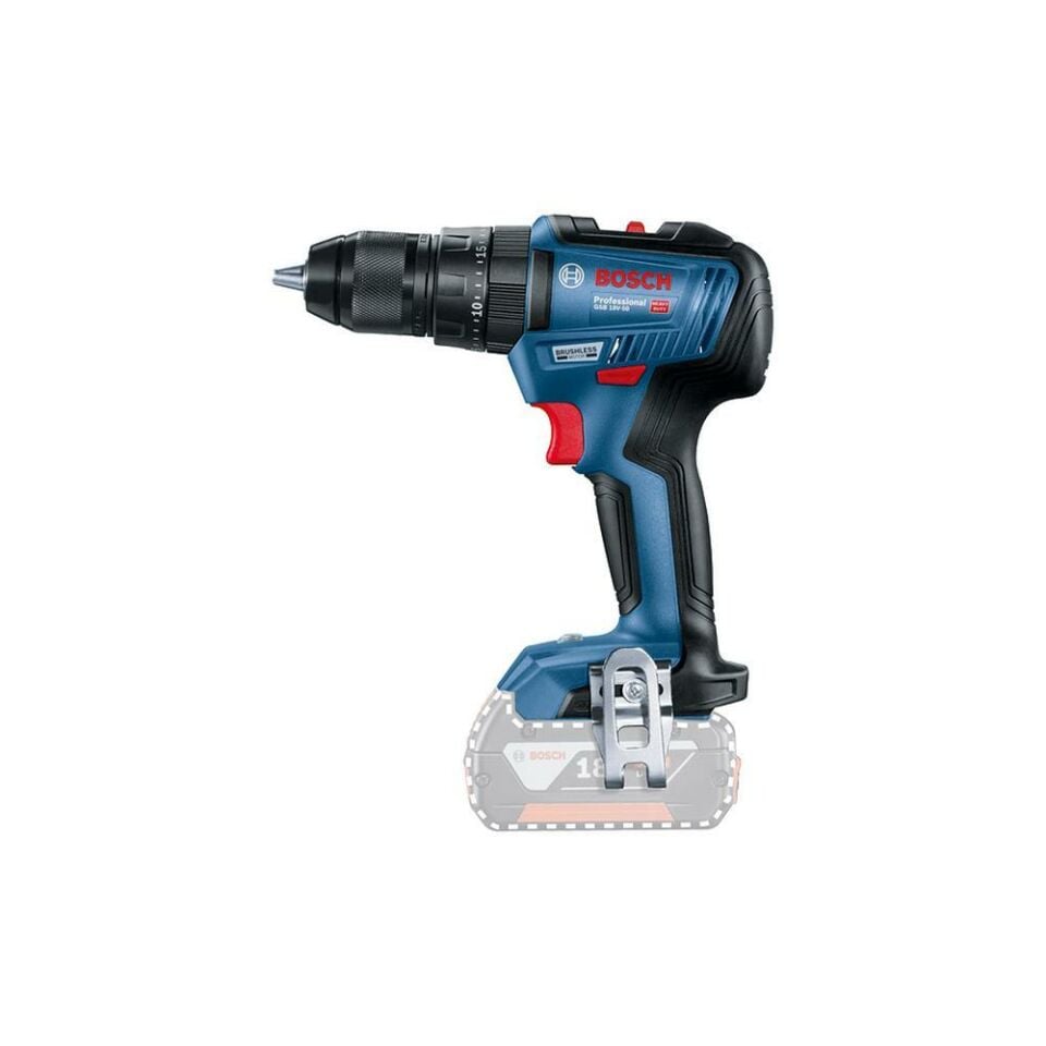 BOSCH GSB 18V-50 Akülü Darbeli Matkap (Akü Dahil Değildir.) (0 601 9H5 106)