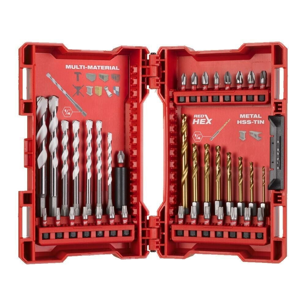 MİLWAUKEE Shockwave Darbeli Tornavida Matkap Ucu Set 5,5 Set (39 Parça) (T4932479853)